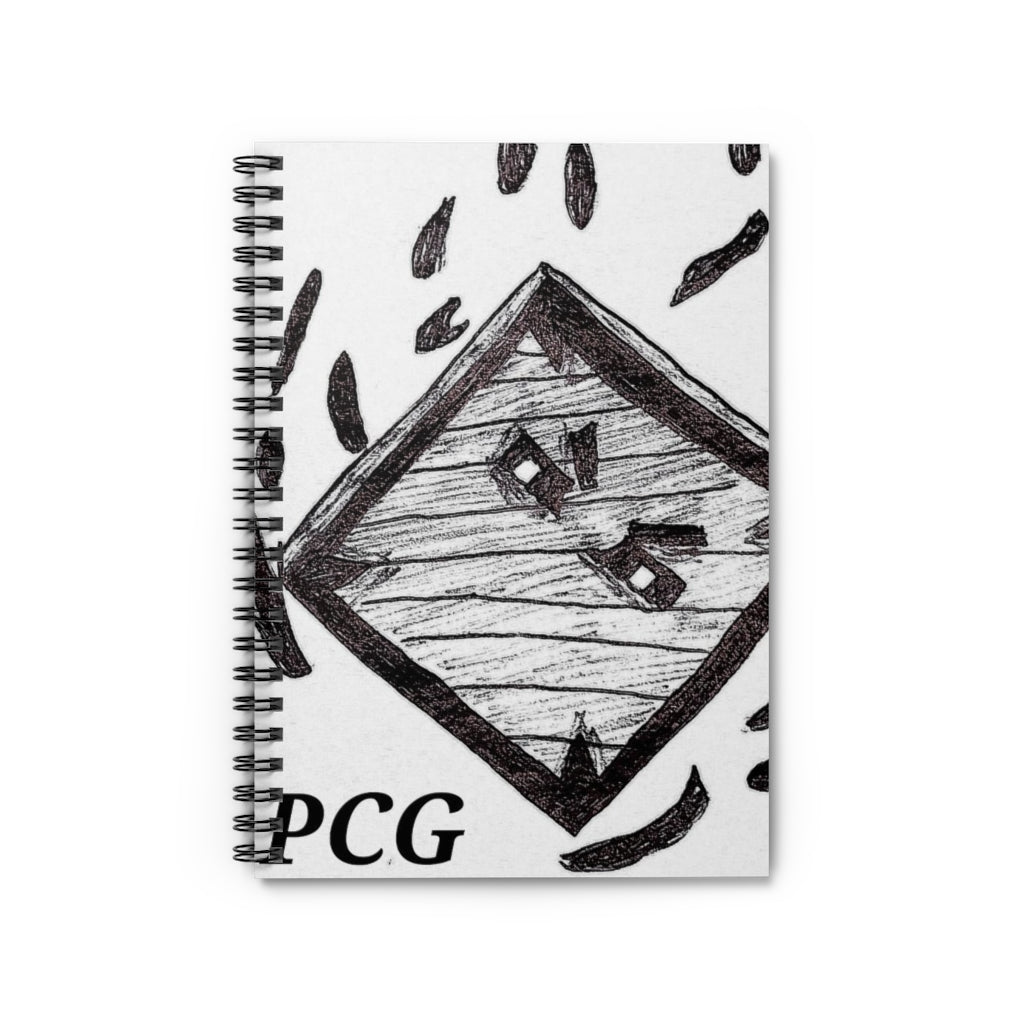 Vortex the Cube PCG Spiral Notebook - Ruled Line