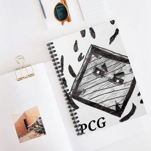 Vortex the Cube PCG Spiral Notebook - Ruled Line