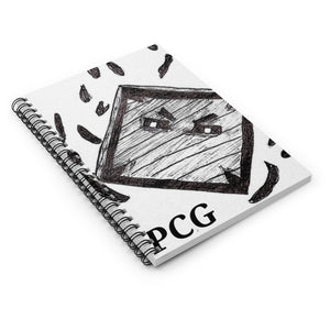 Vortex the Cube PCG Spiral Notebook - Ruled Line