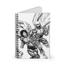 Xaq vs Chris Spiral Notebook - Ruled Line